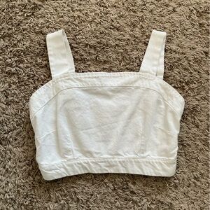 NEW Women’s Lone Star White Tank Crop Top - Size Medium